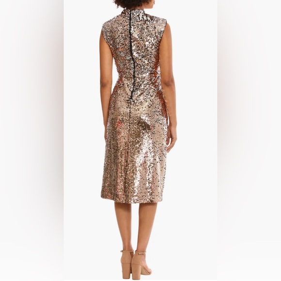 Sequin Mock Neck Cocktail Dress
DONNA MORGAN FOR MAGGY - Picture 3 of 7